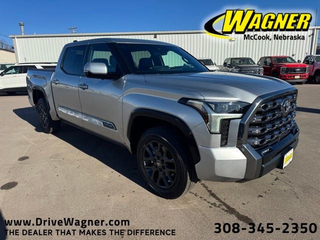 2026 Toyota Tundra Platinum in Celestial Silver Metallic — front three-quarter view